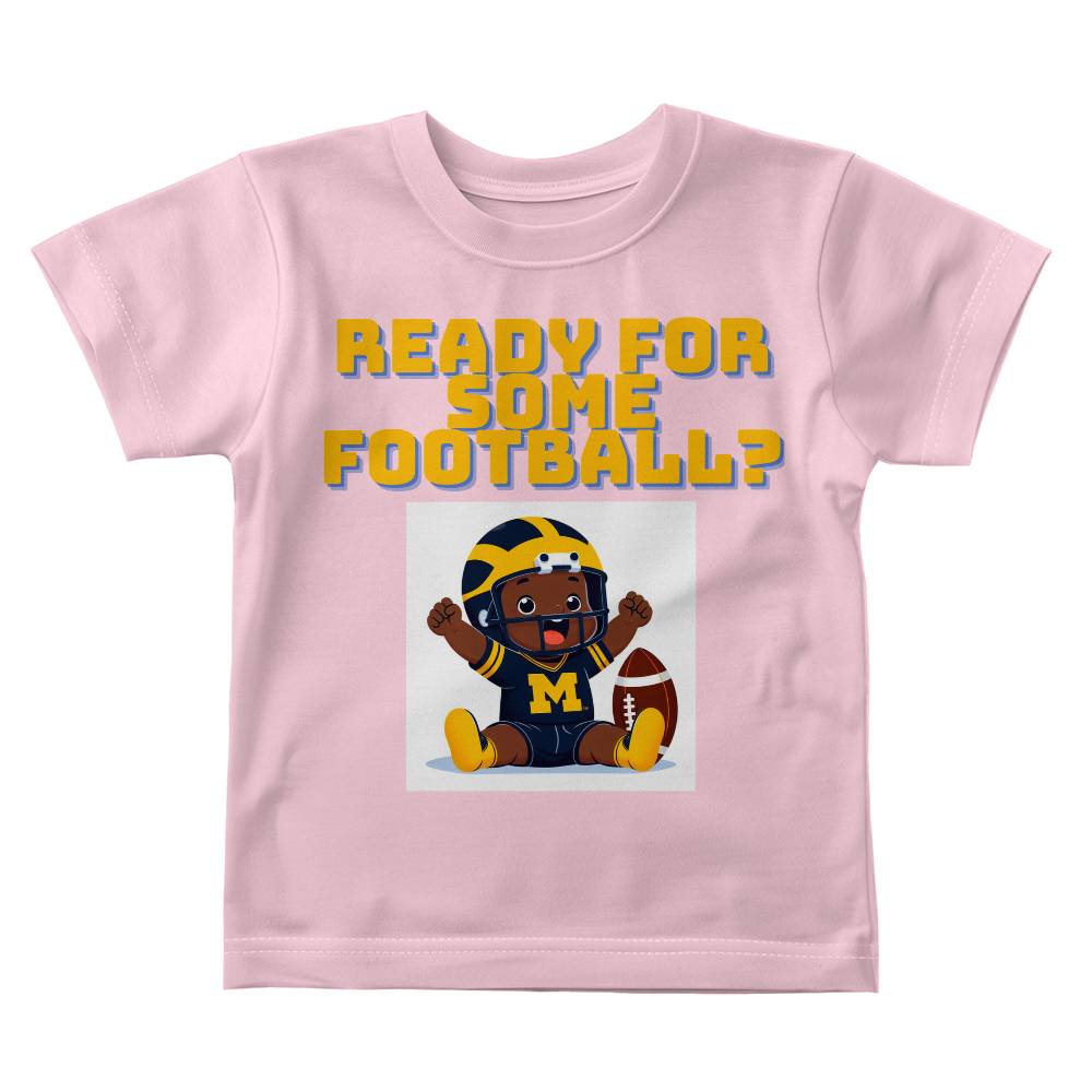 Ready For Some Football? Baby Tee (Michigan Colors)
