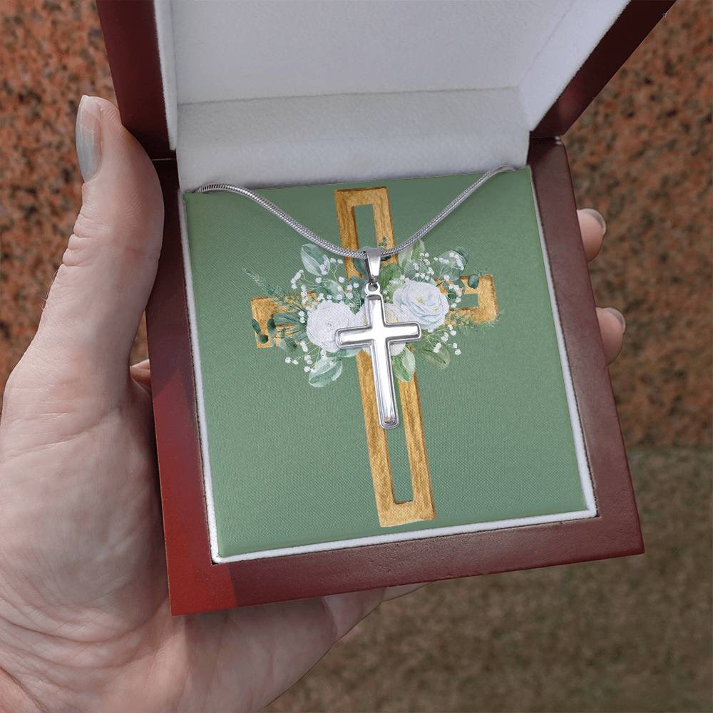 Glory to God Artisan Cross Necklace
