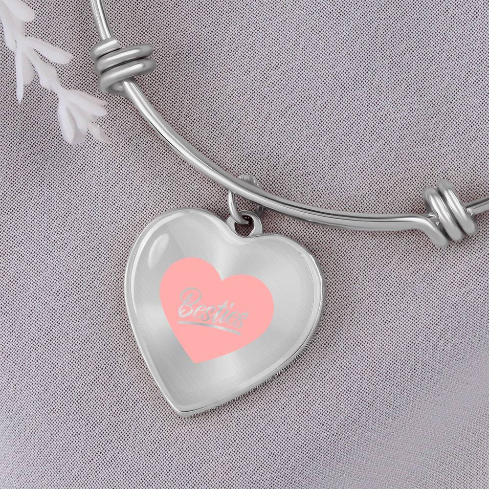 Besties Luxury Heart Bangle