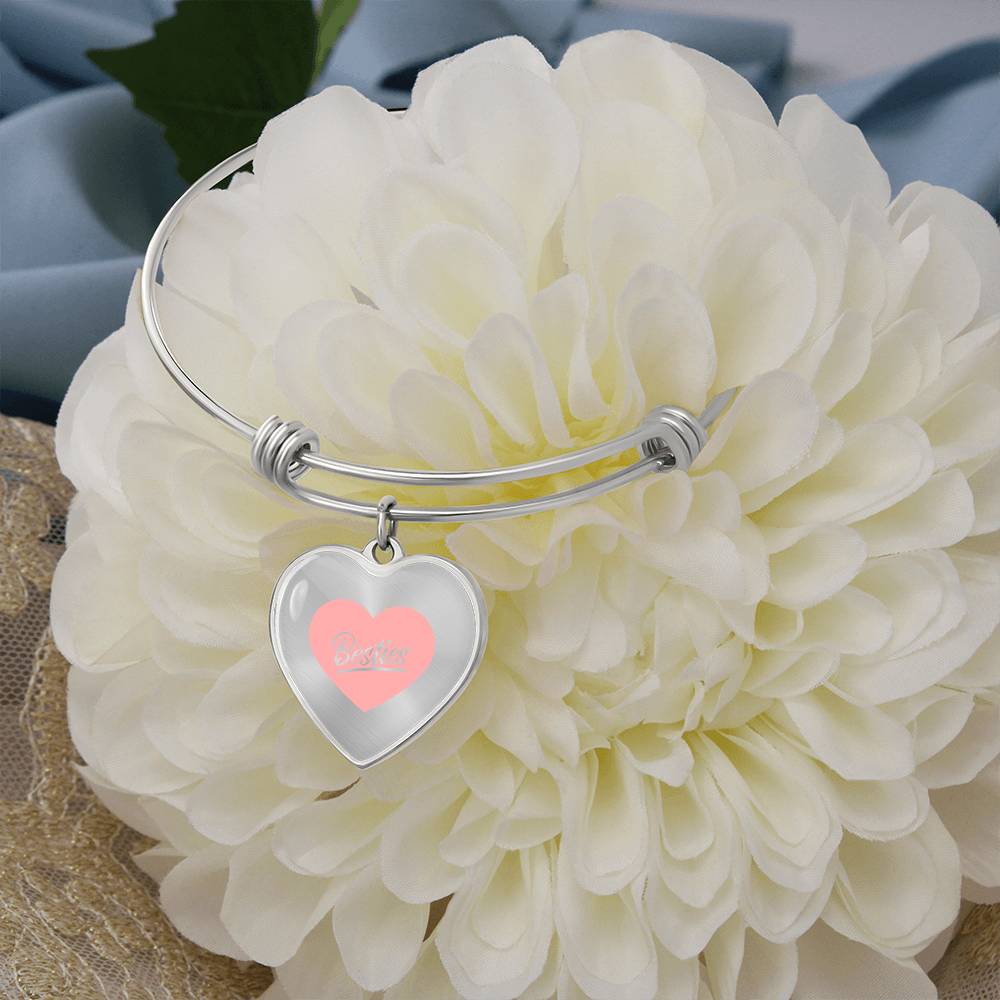 Besties Luxury Heart Bangle