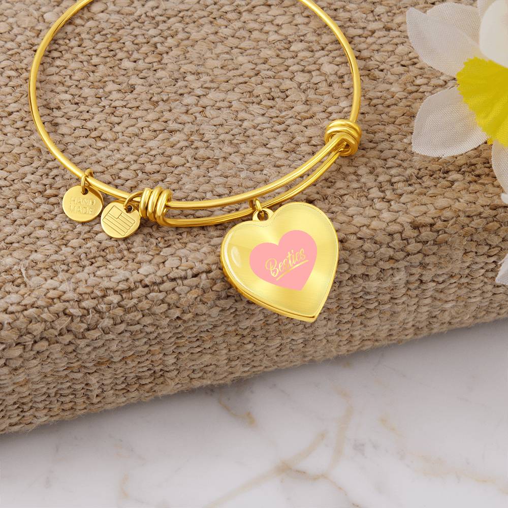 Besties Luxury Heart Bangle