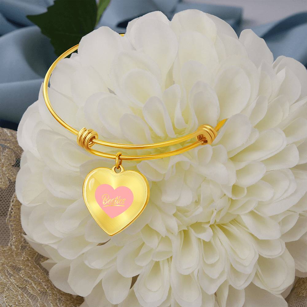 Besties Luxury Heart Bangle