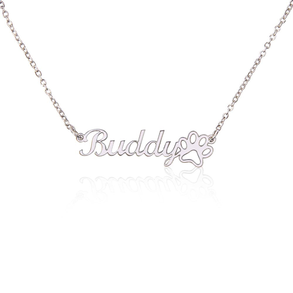 Pet Name Necklace