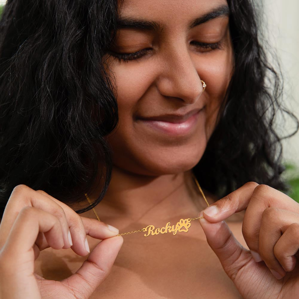 Pet Name Necklace