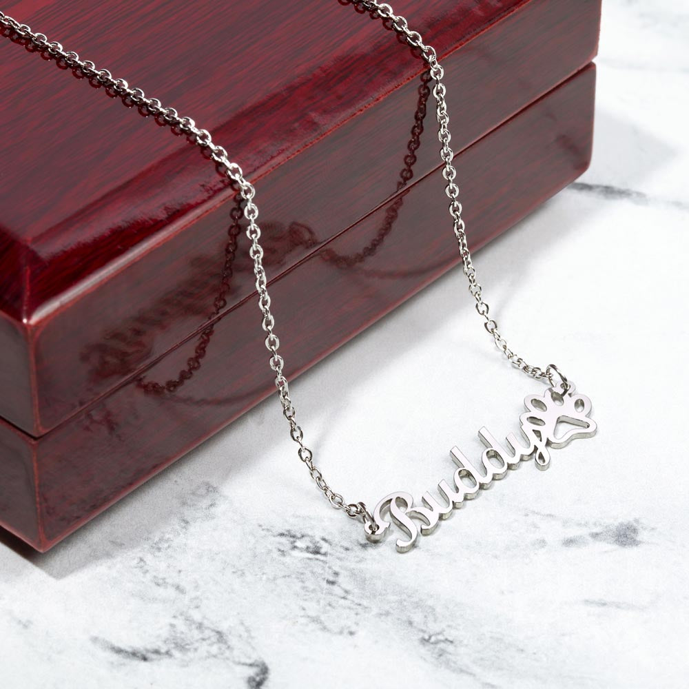 Pet Name Necklace