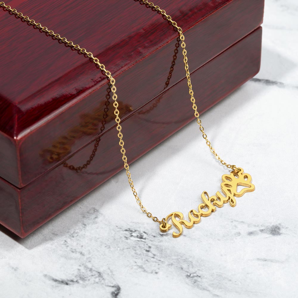 Pet Name Necklace