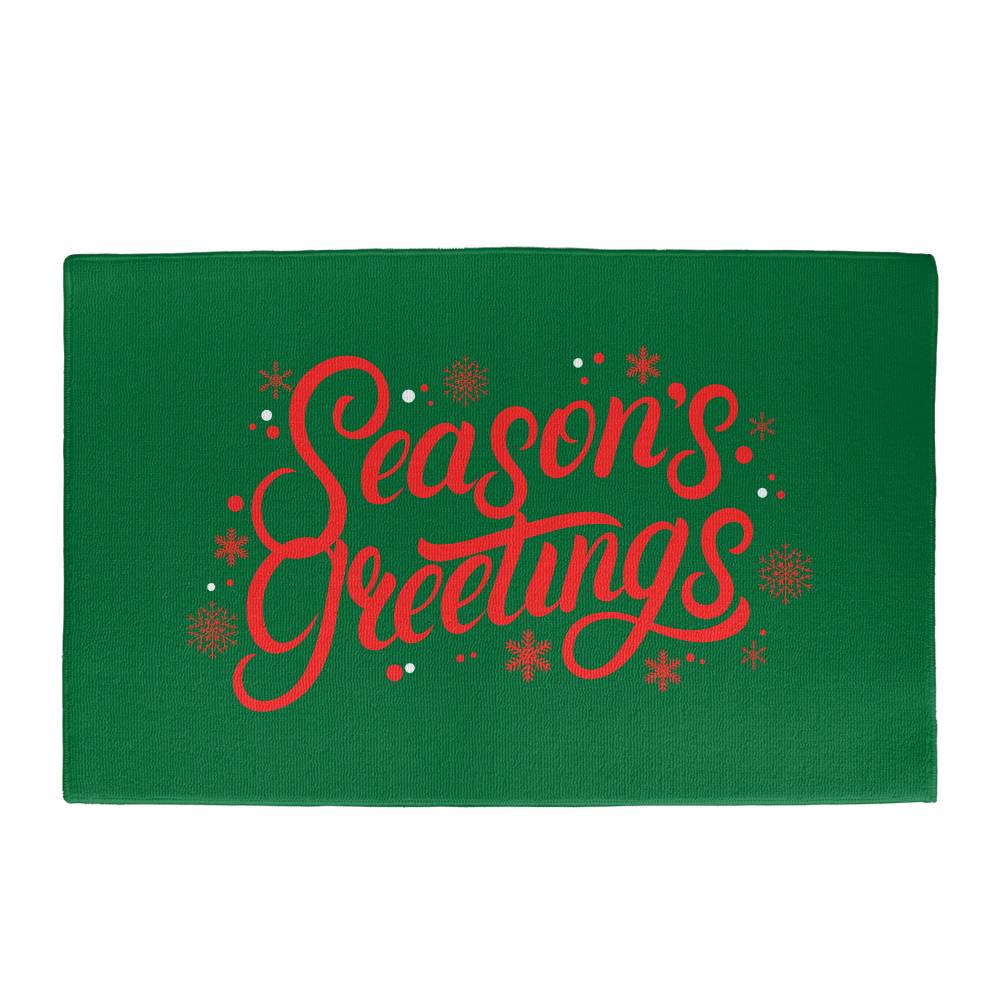 Seasons Greetings Welcome Mat