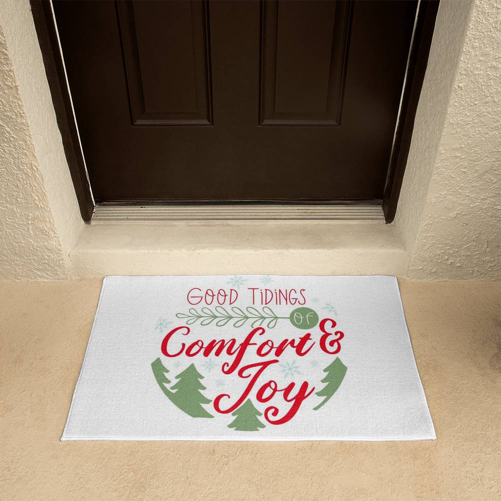 Good Tidings Welcome Mat