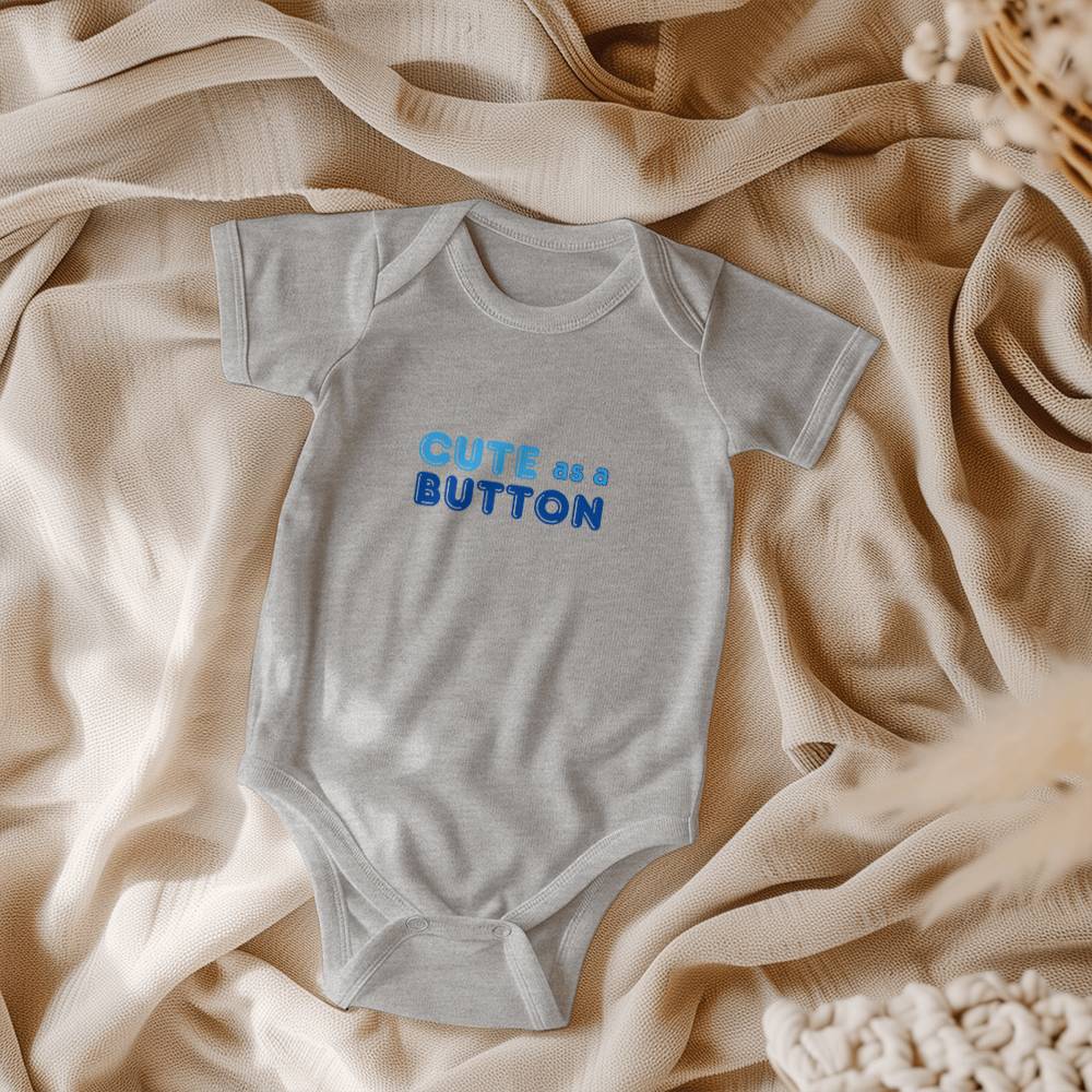 Cute as a Button Onesie