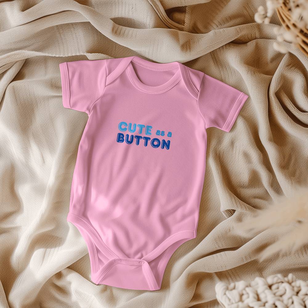 Cute as a Button Onesie