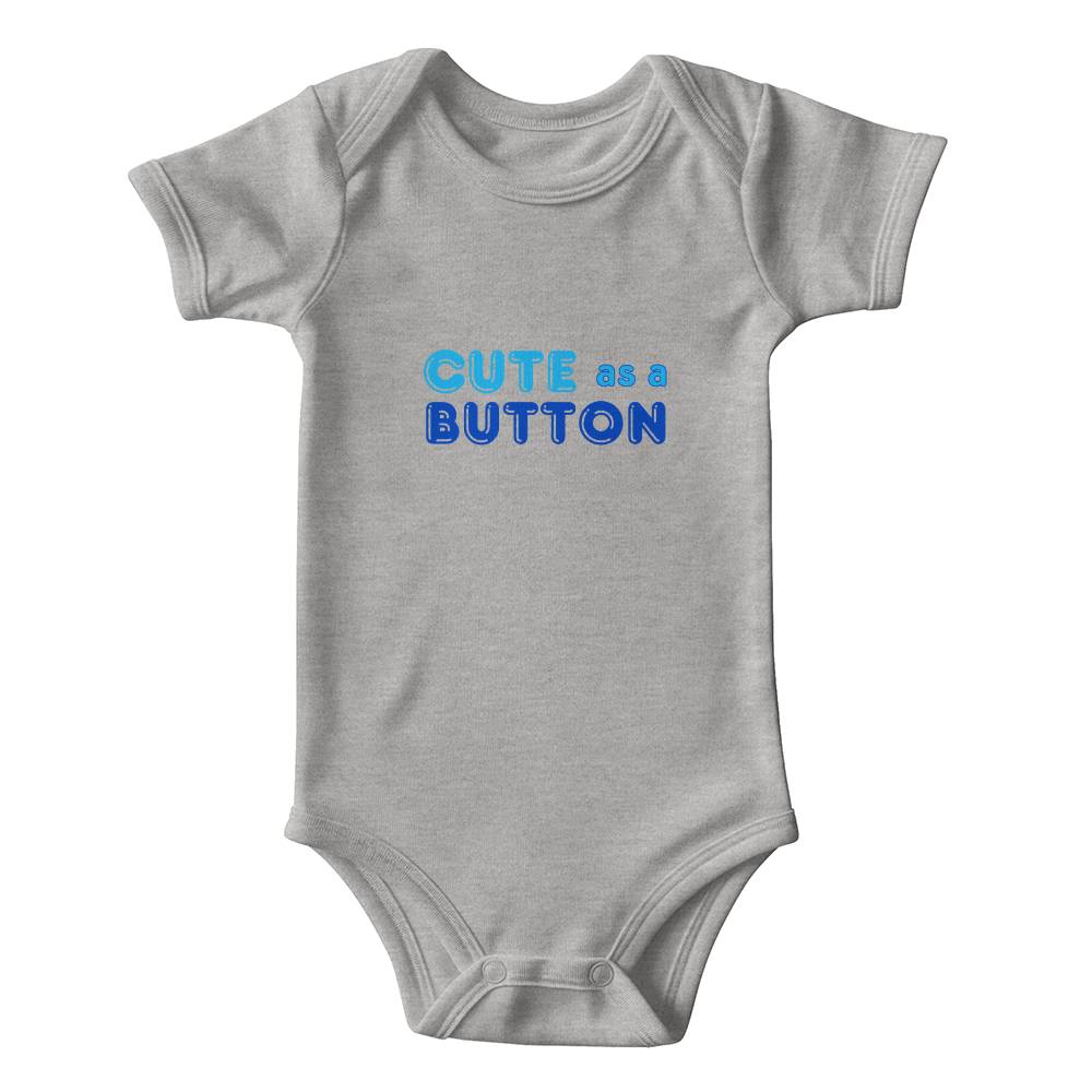 Cute as a Button Onesie