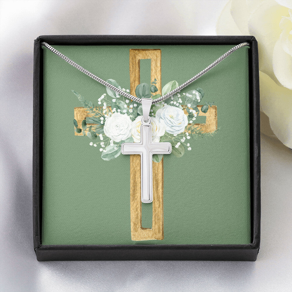 Glory to God Artisan Cross Necklace