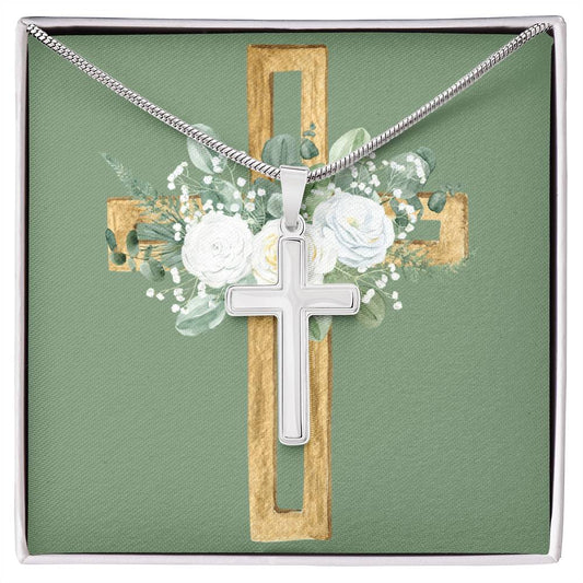Glory to God Artisan Cross Necklace