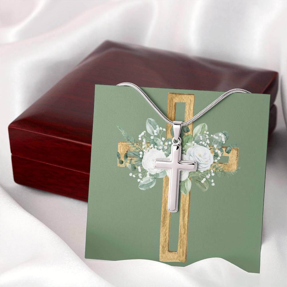 Glory to God Artisan Cross Necklace