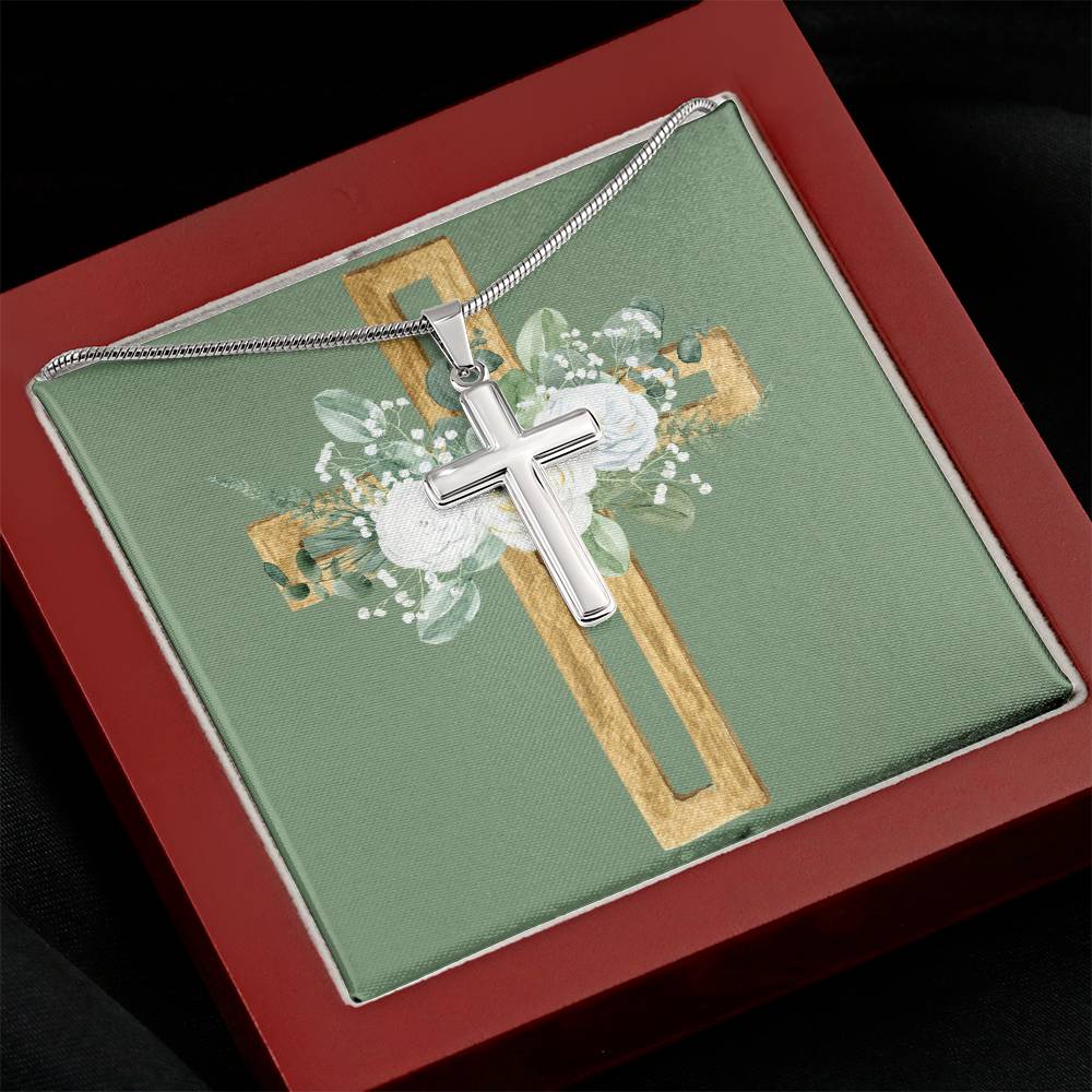 Glory to God Artisan Cross Necklace