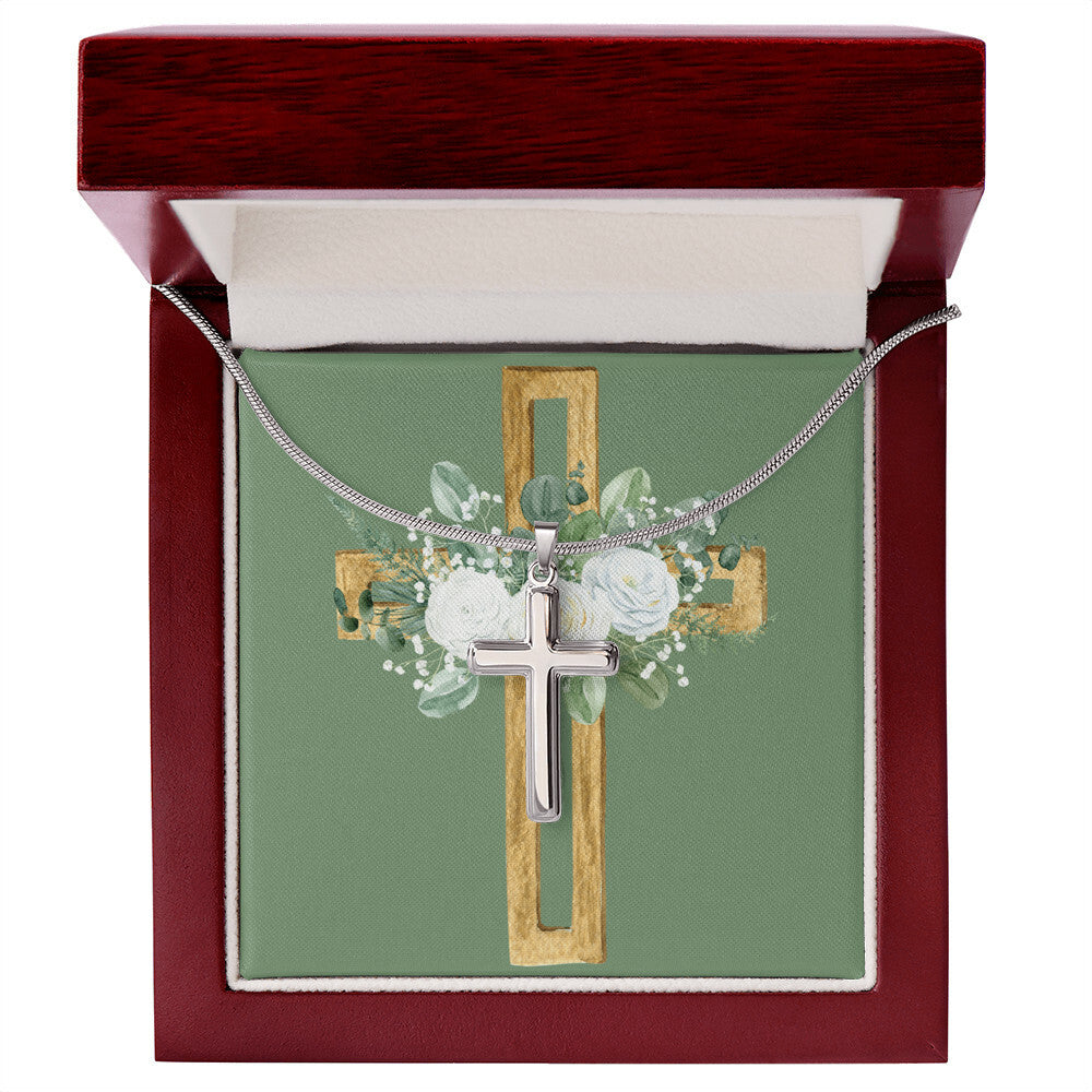 Glory to God Artisan Cross Necklace