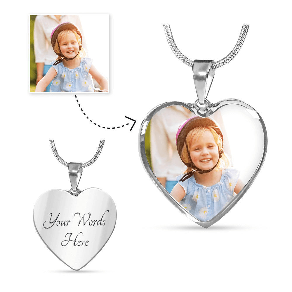 Mother's Day Personalized Heart Necklace